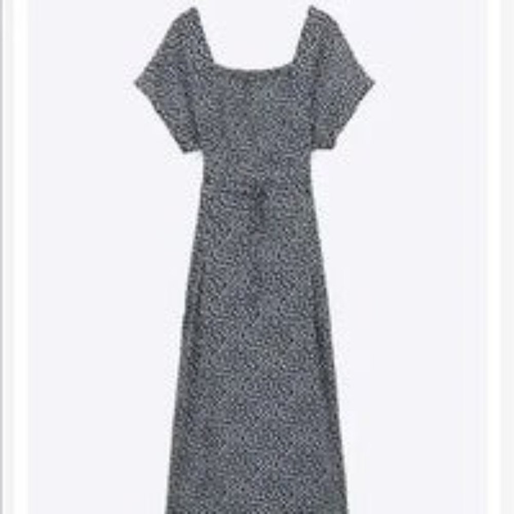 Zara Floral Print Midi Dress Size Small - Picture 3 of 14